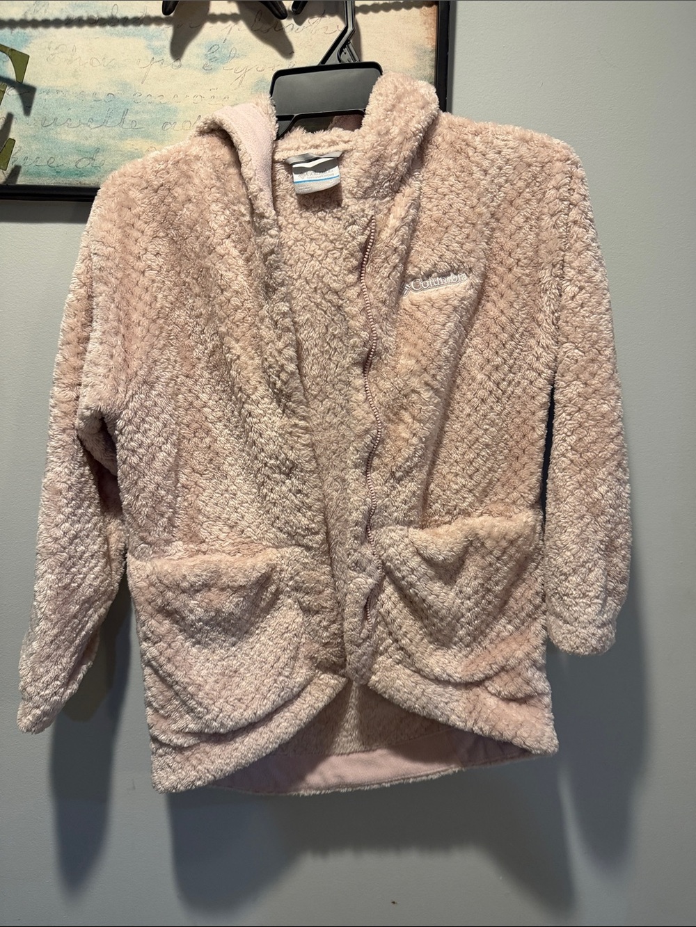Columbia Girls’ Hooded Teddy Jacket - Light Pink